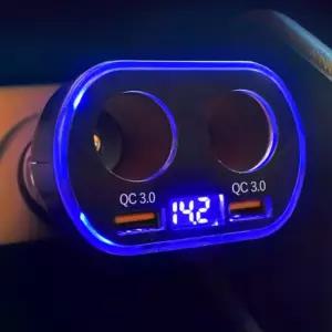 차량용 듀얼 급속 시거잭 멀티탭 4구 고속 충전기 용핸드폰거치대 용거치대 용충전기 자동차 시거