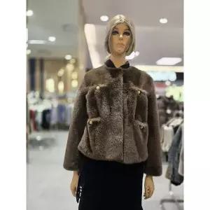 [에고이스트] 아웃포켓 페이크퍼 재킷 ER4BX-004 (P003708637)