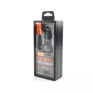 이솔 오토반 와인 듀얼 메탈 고속충전기자동차용품 차량 케이블 대용량 차량용 핸드폰 카악세사리