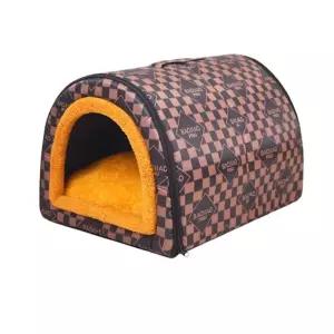 겨울철 강아지 고양이 하우스 실외 숨숨집 M 사이즈 애견용품 텐트 숨숨 야외개 길집 겨울개 DIY 견집 애완