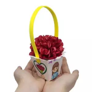 DIY 컬러링 카네이션 바구니 (어버이날, 스승의날)