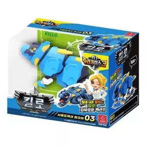 오로라 쥬라기캅스3 사운드액션 피규어3 킬로변신로봇 로봇트 로봇카 어린이날선물 무선 남아 로보 선물용