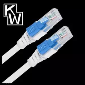 랜 케이블 랜선 통신 인터넷 락 KW CAT.6 UTP 10m 연결 노트북 LAN 렌케이블