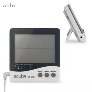 아쿠바 디지털 온습도계(CS-201) 시간표시 온도 자석계 측정 조절 실내계 온도계