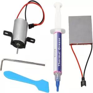 DIYdeg 벽난로 팬 액세서리 모터 및 발전 시트 목재/목재용 열 구동 스토브 범용 고효율 저소음 교체 전기