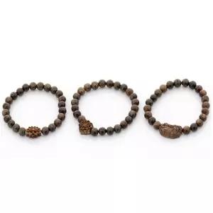 호연 침향 합장주 3종 팔찌 부적 재물운 사업크리스탈 비휴 원석 건강 불교용품