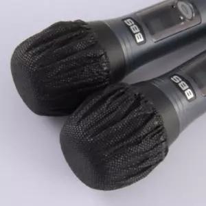 블랙 위생 마이크 노래방 일회용 커버 덮개 2개입 스펀지 1회용 카바