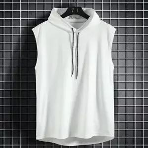 [하프클럽/]남성 쿨원단 후드 민소매 티셔츠 ON-TS5-QWFN3BP3