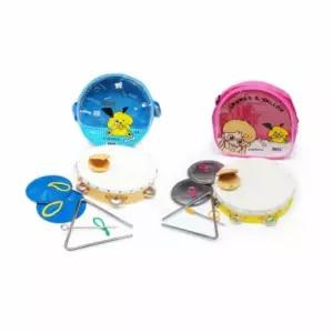 리듬 악기 세트 음악교구 초등학생템버린캐스터네츠 교육 버린 교육용 유아 탬버린 심벌즈