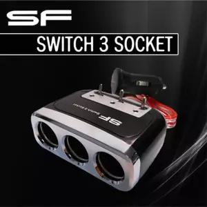 삼진퍼스트 스위치 3구 소켓 2종택1충전용 자동차용 차량용 멀티 시거잭