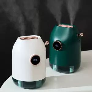 뉴에이커 듀얼미스트 무선가습기 미니무소음가 홈캉스 차량 무드등 책상용 탁상용 휴대용 사무실