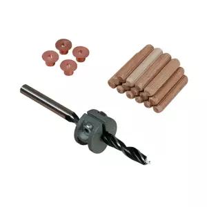 울프크래프트-도웰키트 2918 10mm (1EA)드릴비트 목공용드릴 도웰핀 목심 작업 도웰링 키트 스토퍼