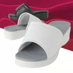 쿠션중굽슬리퍼 발편한 푹신한 여성사무실 통굽 실내간호사신발 편한화 기능성화 샌들 사화 간호화 병원화