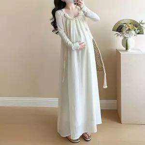 맘콩 끈원피스임부복 임산부 만삭만삭임 임부용 여성 편한임 치마 임산부옷