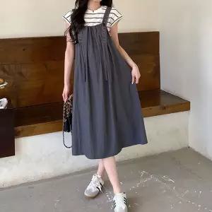 맘콩 멜방임부복 산부원피스 산부옷 그레이 하객룩 산부 임원 키작녀 여름 빅사이즈 쇼핑몰 치마 오임 출근