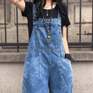 여성 데님 청반바지 멜빵 팬츠 LD919 데일리룩 데이트 멜빵빈 바지