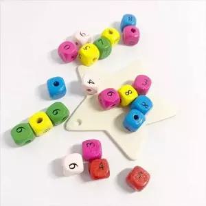 opp타입 만들기 공예 부자재 나무 비즈 숫자 활용 재료