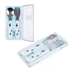 [골드스마일]스테인리스 수저세트 어린이 휴대용 케이스포함 작은 사이즈
