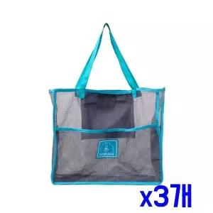 [골드스마일]TBZ 접이식 메쉬 시장 포켓가방(36x30cm) x3개