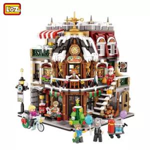 LoZ 블럭 크리스마스 카페 모듈러 중국레고 호환