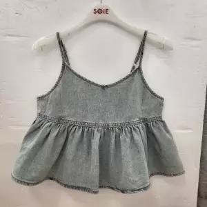 소이 HC22 데님 뷔스티에 블라우스 여아 여름용 블루 뷔스티에 청 블라우스  26M1655