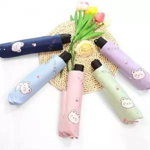 캐릭터 99 차단 초경량 자외선 비가와요 암막 3단 우산 전자동 미니 초등 어린이 양산fgh558