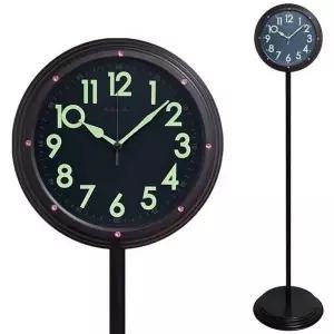 핑크 컬러 야간 빛나는 정숙 탁상용 시계 한국 제조 야광스탠드시계