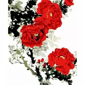 TBZ 매혹적인 모란꽃 (패브릭) 보석십자수 40x50