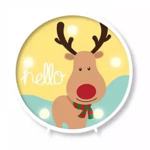 TBZ 루돌프 (무드등) 보석십자수 14.7x14.7 크리스마스보석십자수