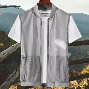 여름 메쉬 조끼 아이스 집업def944