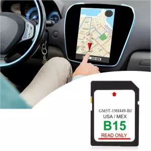 2025 최신 B15 내비게이션 SD 카드 OEM GM5T-19H449-BJ 미국 및 멕시코용 자동차 GPS 시스템 업데이트
