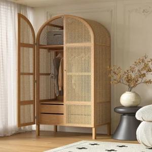 입본장 라탄옷장 이불장 원목 수납 라탄 안방 차림새 옷장