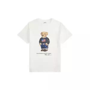 폴로 키즈 남아 8-18세 베어 코튼 저지 티 CWPOTSHY8021227100 AS861756