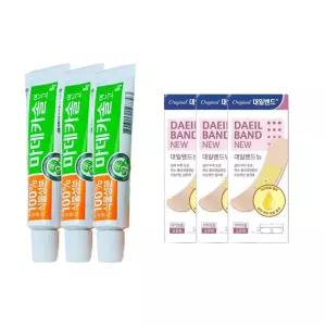 동국제약 100% 식물성분 마데카솔 상처 연고 8g 3개 + 대일밴드 표준형 24매