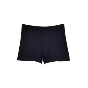 [오노마] ONM 햄라인 여성 드로즈팬티 사각팬티 속바지 - 블랙