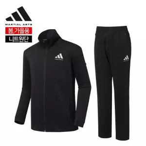 아디다스 컴뱃스포츠 마샬아츠 니트 트레이닝복 세트 TR140II JS-1 BK(블랙) 트랙탑