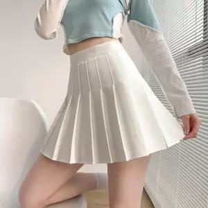 ONM 여자 속바지 내장 짧은 주름 플리츠 미니 스커트