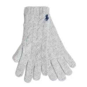 Polo Ralph Lauren 로고 자수 니트 장갑 455981440 004SGREY TP948869486