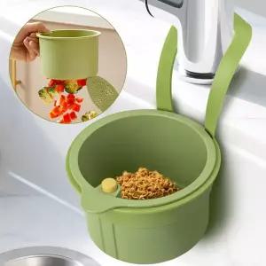 원터치 싱크대 음식물 거름통 걸이형 주방 위생 거름망 간편설치