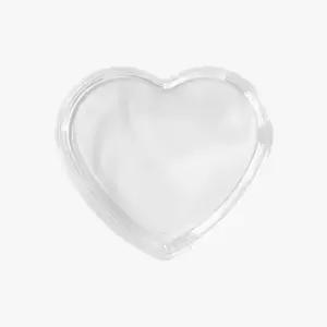 액세서리 투명 하트 케이스 S 보관함 보석함