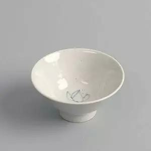 핸드메이드 전통 찻잔 다도용 청화문 수공예 도자기 데일리