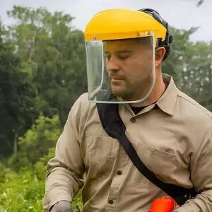 [셀러에이드]보호면 작업 얼굴 안전 안면 제초용 보안경 예초작업보호구