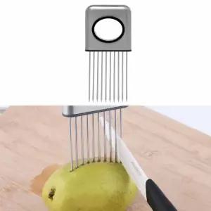 [콩심팥심]야채 슬라이스 전용 홀더 안전 채칼 도구 손잡이형 가공기