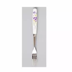 [콩심팥심]퍼플 티포크 세트 3P 과일 포크 스테인리스 스푼