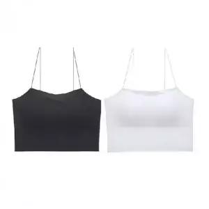 여성 브라탑 캡내장 끈나시 크롭 언더웨어 데일리 이너탑 끈나시티