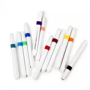 아크릴마커 12색 세트 유성 마카펜 유리용 볼드펜