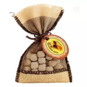 황마 천 주머니 헤이즐넛 향기 차량 실내 공기 정화 탈취 방향 용품 천연 나무