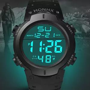 시계 레져 전자 남자 남성 디지털 LED 스포츠 방수 lgV9+9SXn