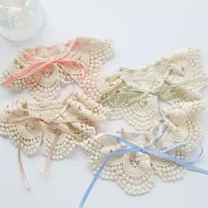 강아지 모티브 케이프 1P 애견 레이스 반다나 스카프 강아지케이프 강아지반다나