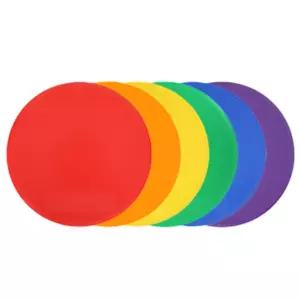 오레인 25cm 라운드 원마커 6컬러세트/수학/교구/체육/스포츠/완구/놀이/유치원/유아/실내/물품/축구/훈련